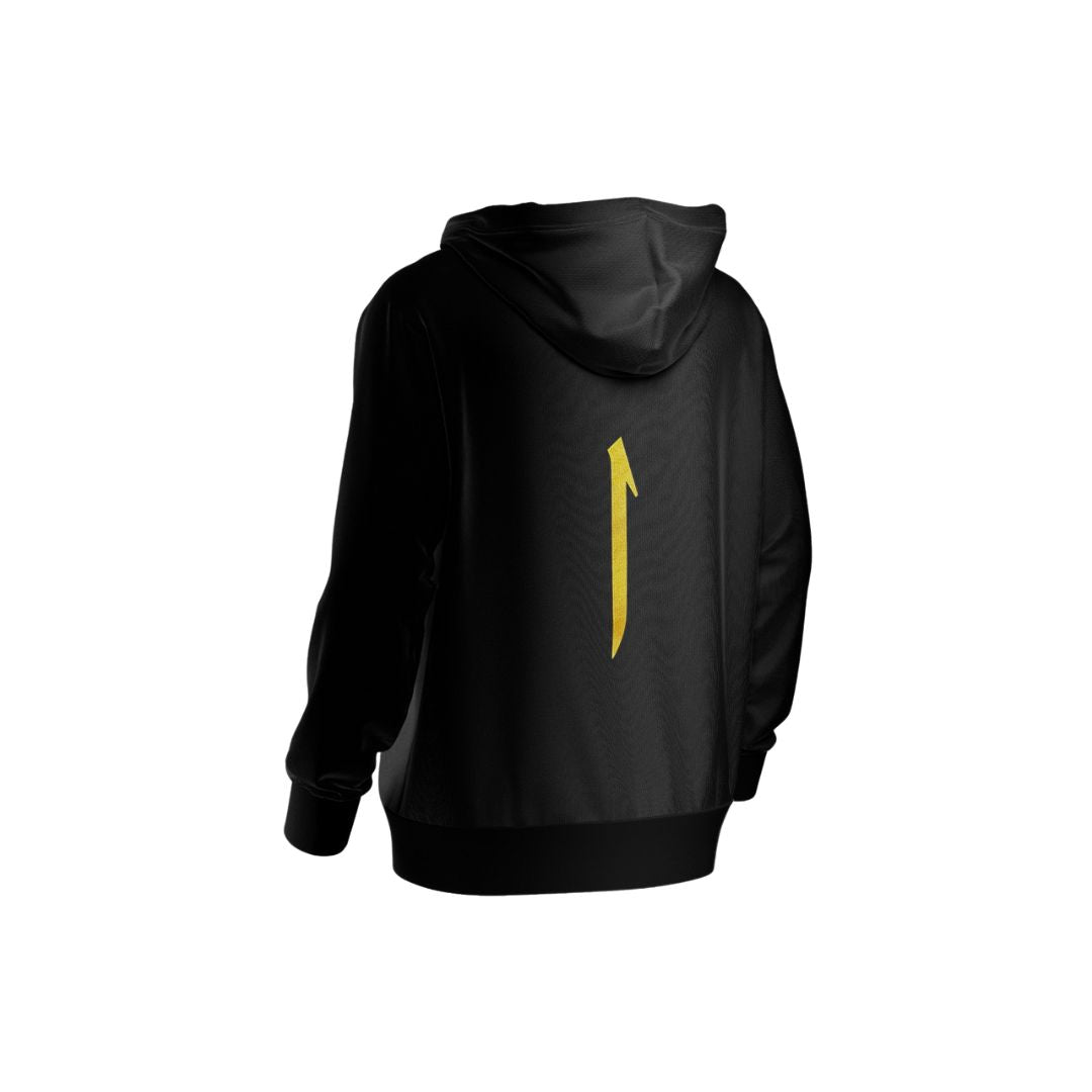 Alif Rise Hoodie – Black